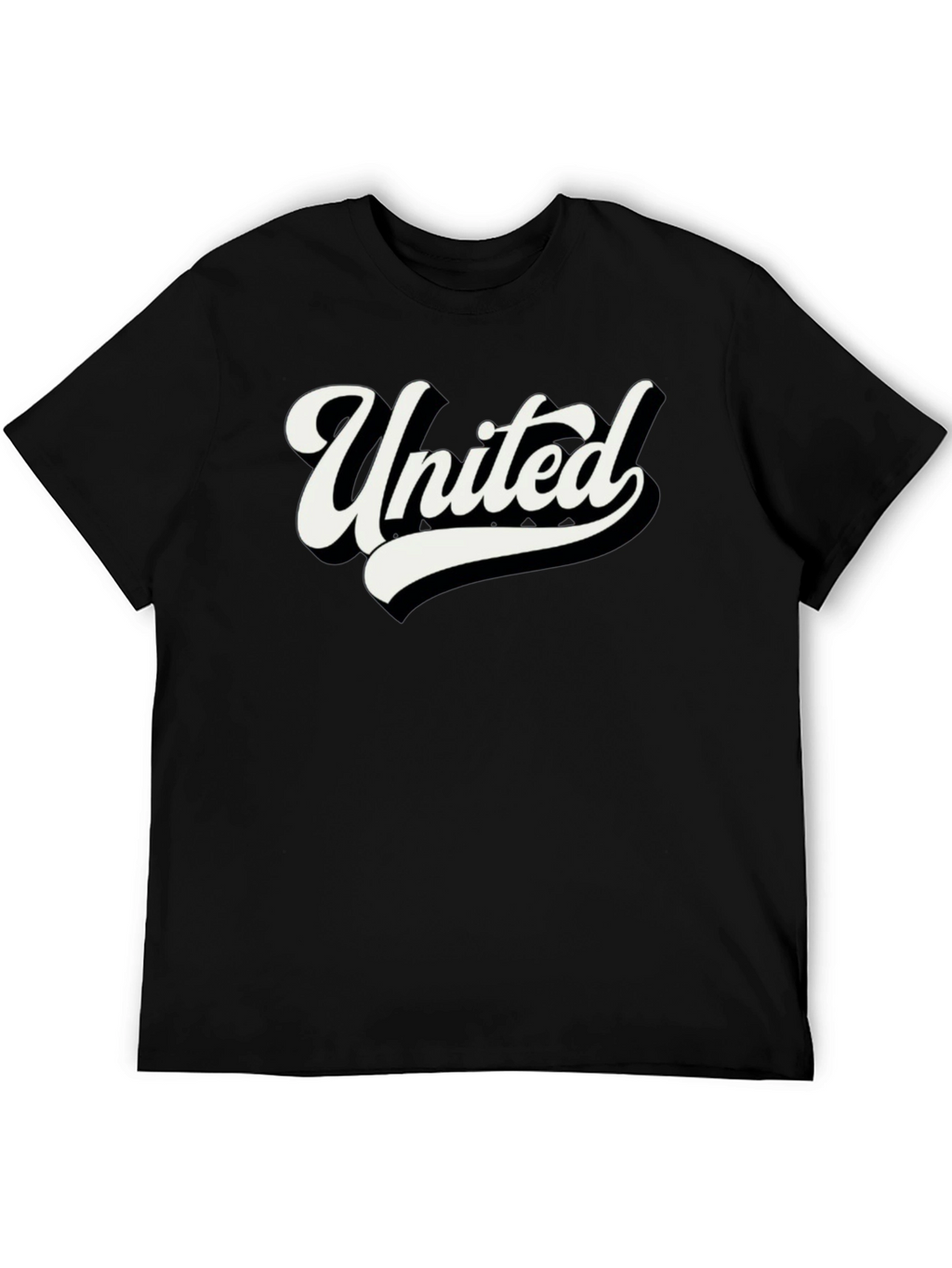 United Graphic Tee - Stylish Black Cotton T-Shirt