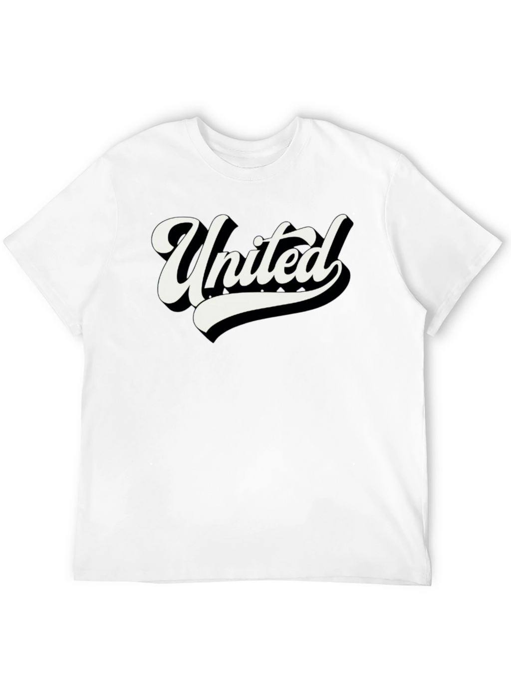 United Graphic Tee - Stylish Black Cotton T-Shirt
