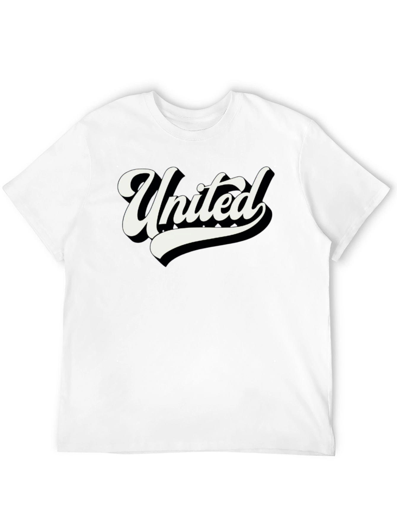 United Graphic Tee - Stylish Black Cotton T-Shirt