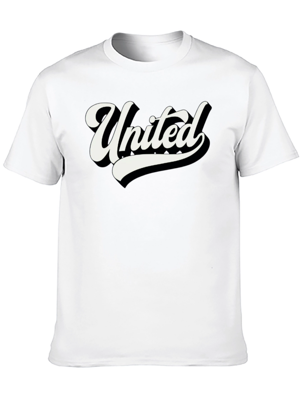 United Graphic Tee - Stylish Black Cotton T-Shirt