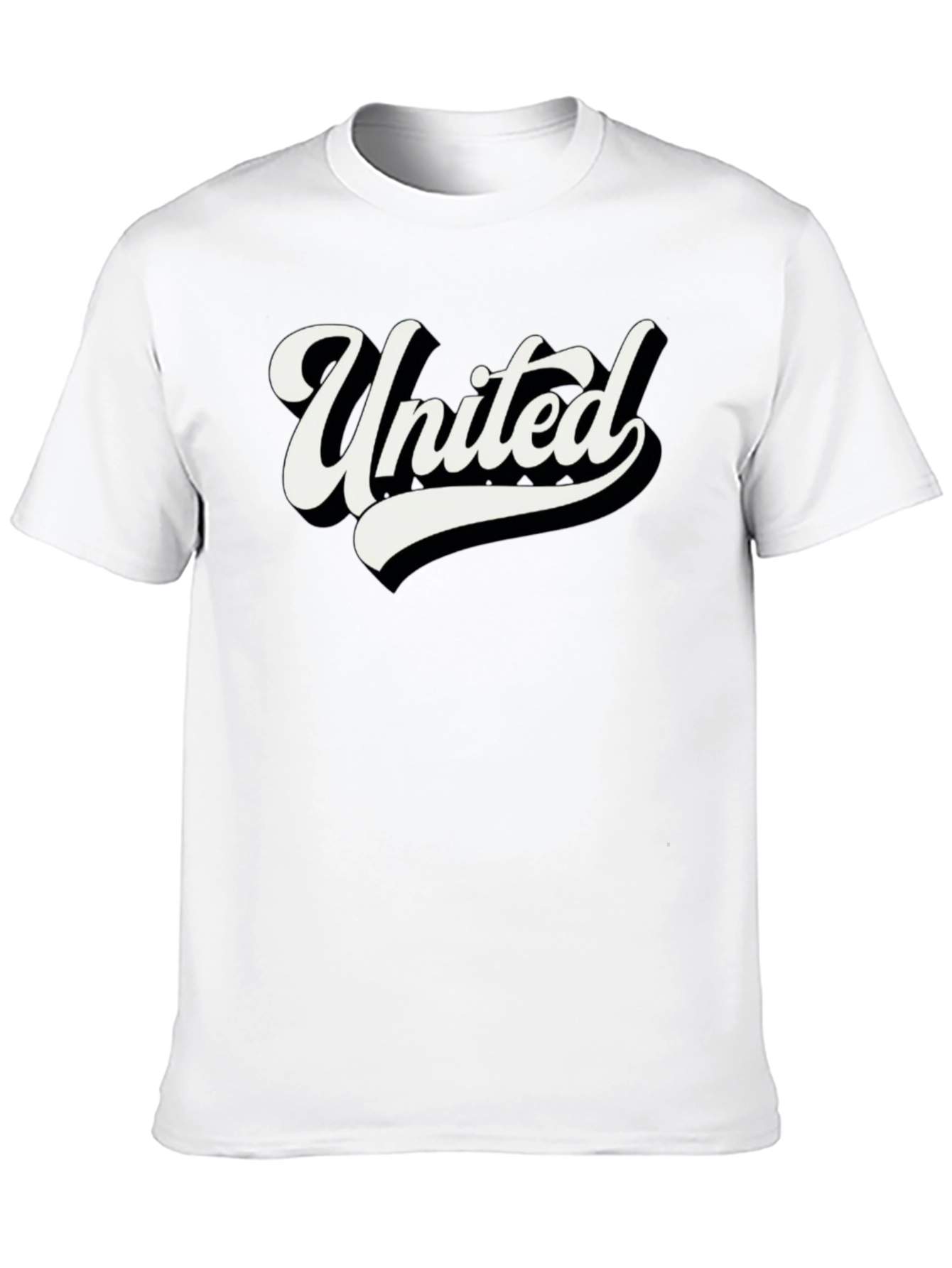 United Graphic Tee - Stylish Black Cotton T-Shirt
