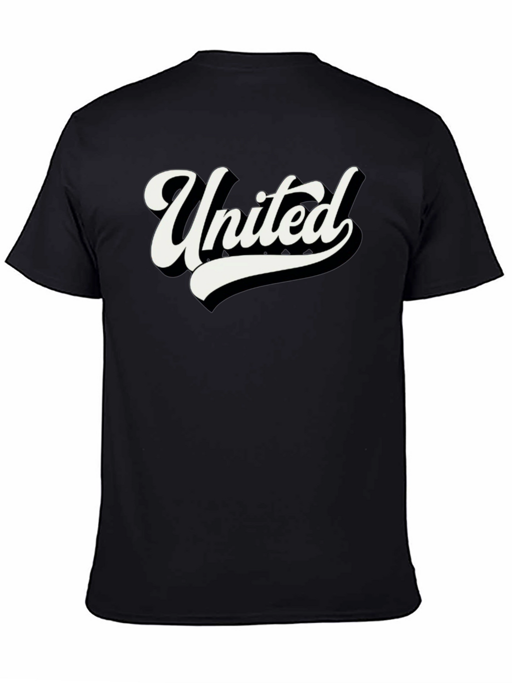 United Graphic Tee - Stylish Black Cotton T-Shirt