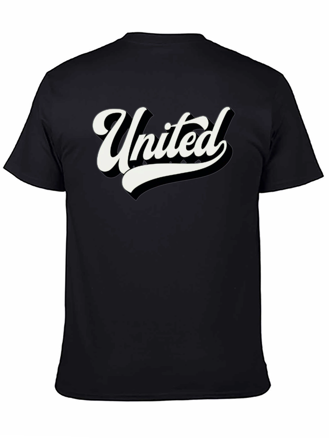 United Graphic Tee - Stylish Black Cotton T-Shirt