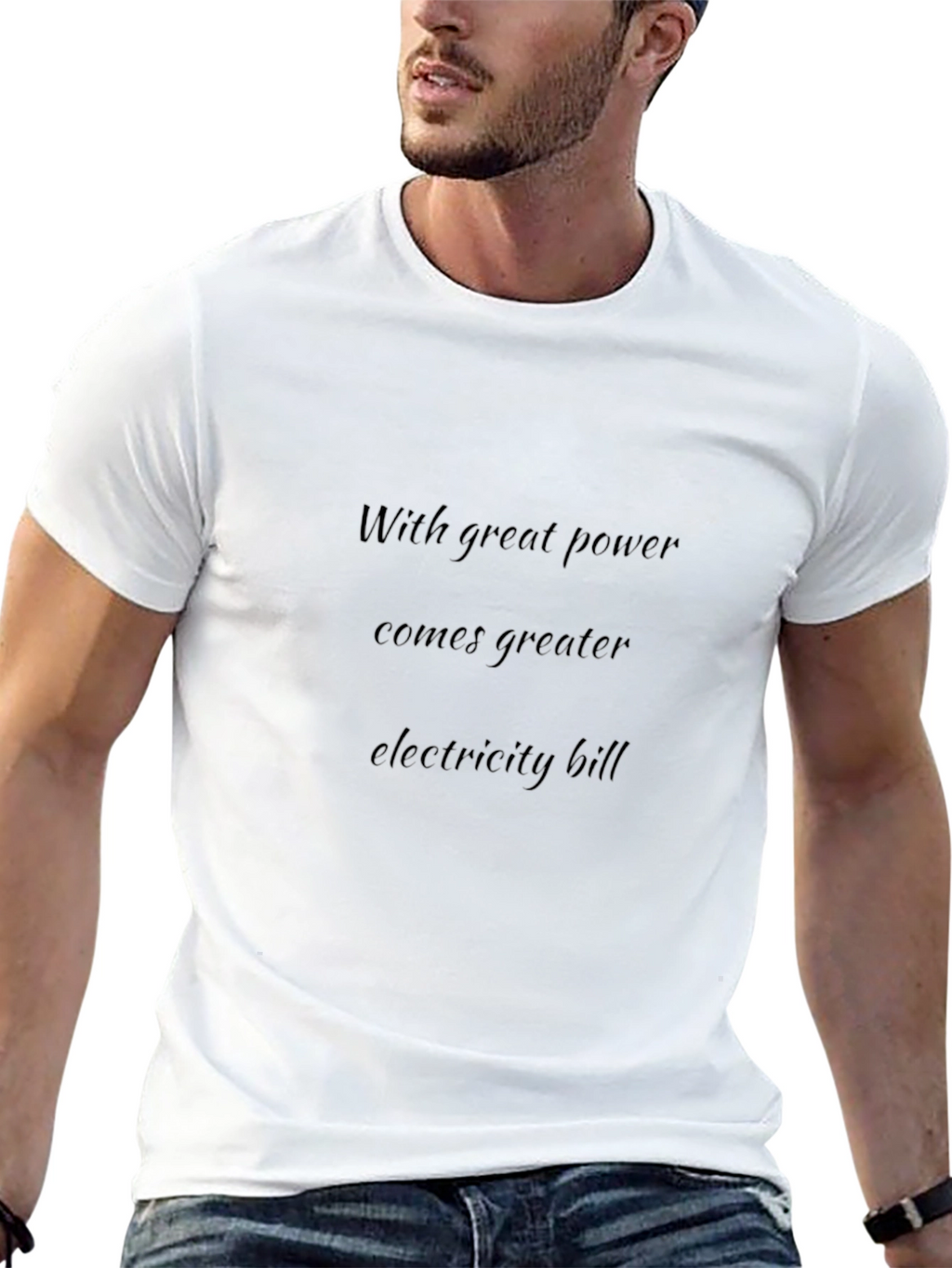 Funny Power Bill T-Shirt - Great Gift Idea