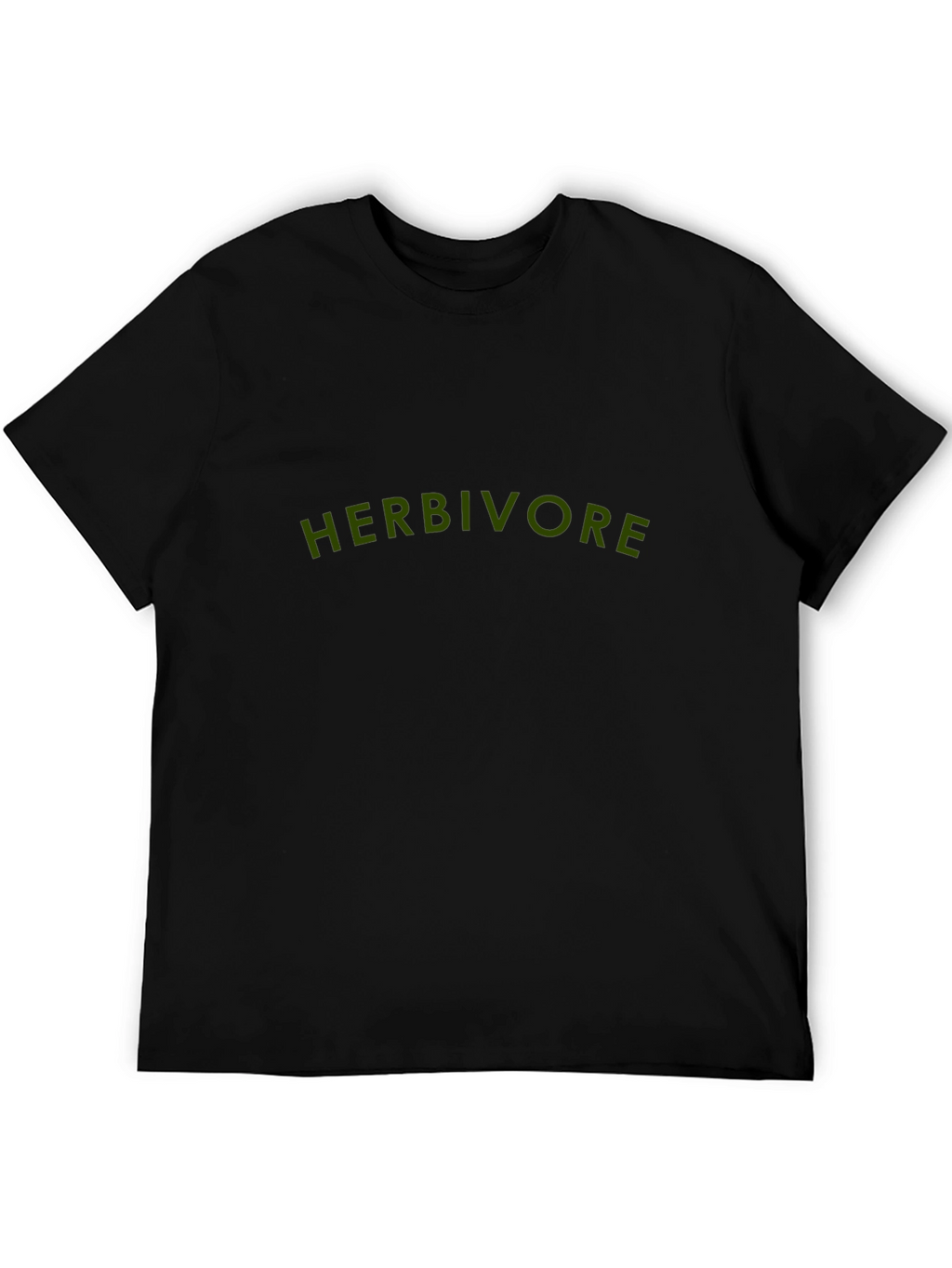 Herbivore Graphic Tee -  Black Cotton T-Shirt