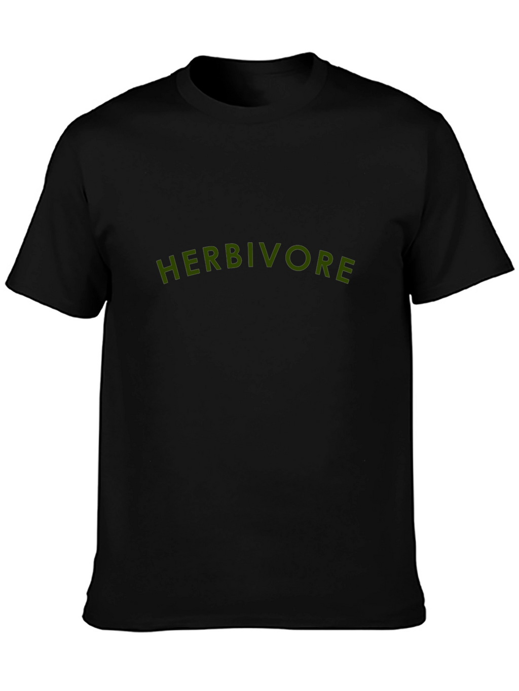 Herbivore Graphic Tee -  Black Cotton T-Shirt