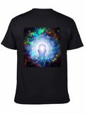 Cosmic Mind Black T-Shirt - Unisex Spiritual Tee