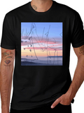 Sunset Love T-Shirt: Unique Line Art Tee