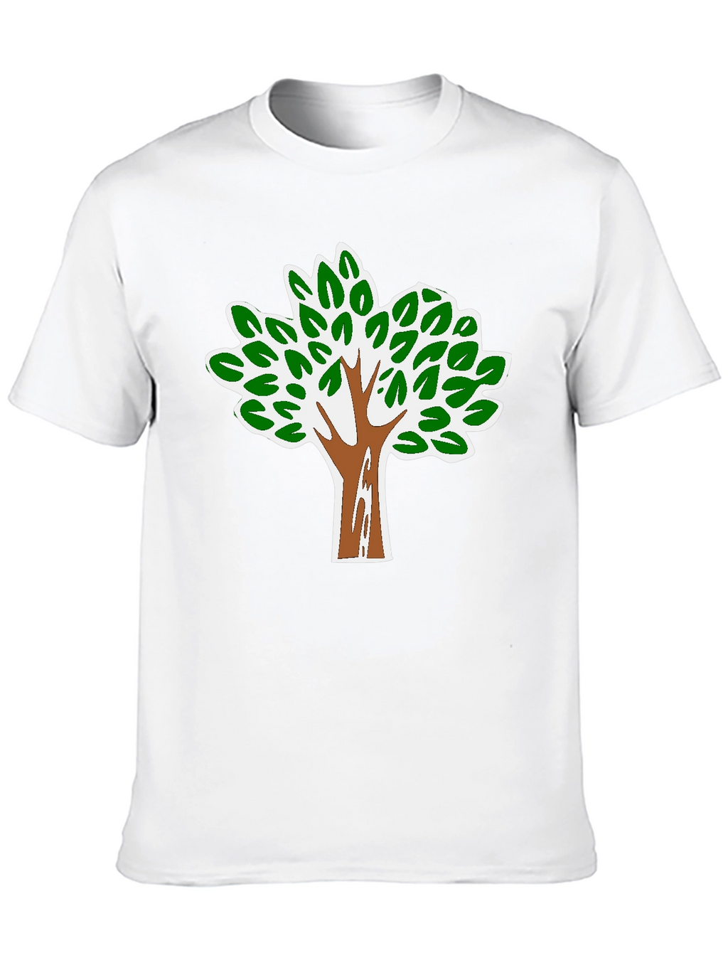 Nature Tree Graphic Tee - Black Cotton Blend