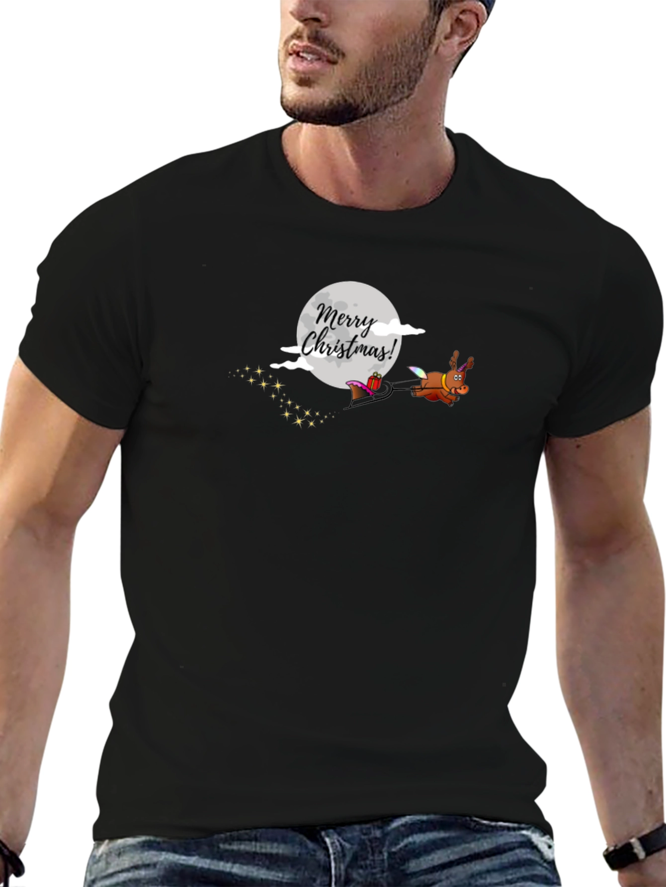Merry Christmas Reindeer T-Shirt