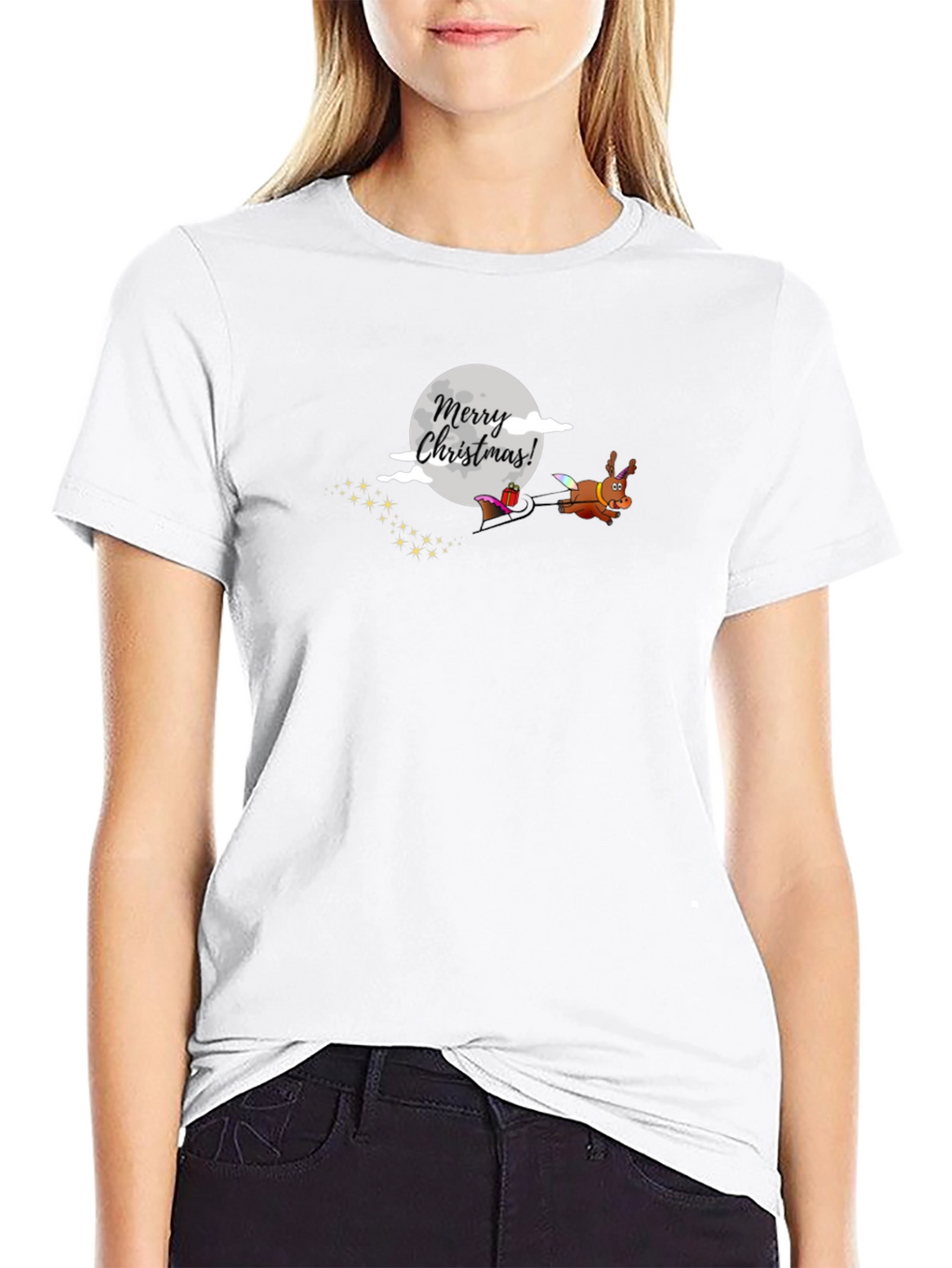 Merry Christmas Reindeer T-Shirt