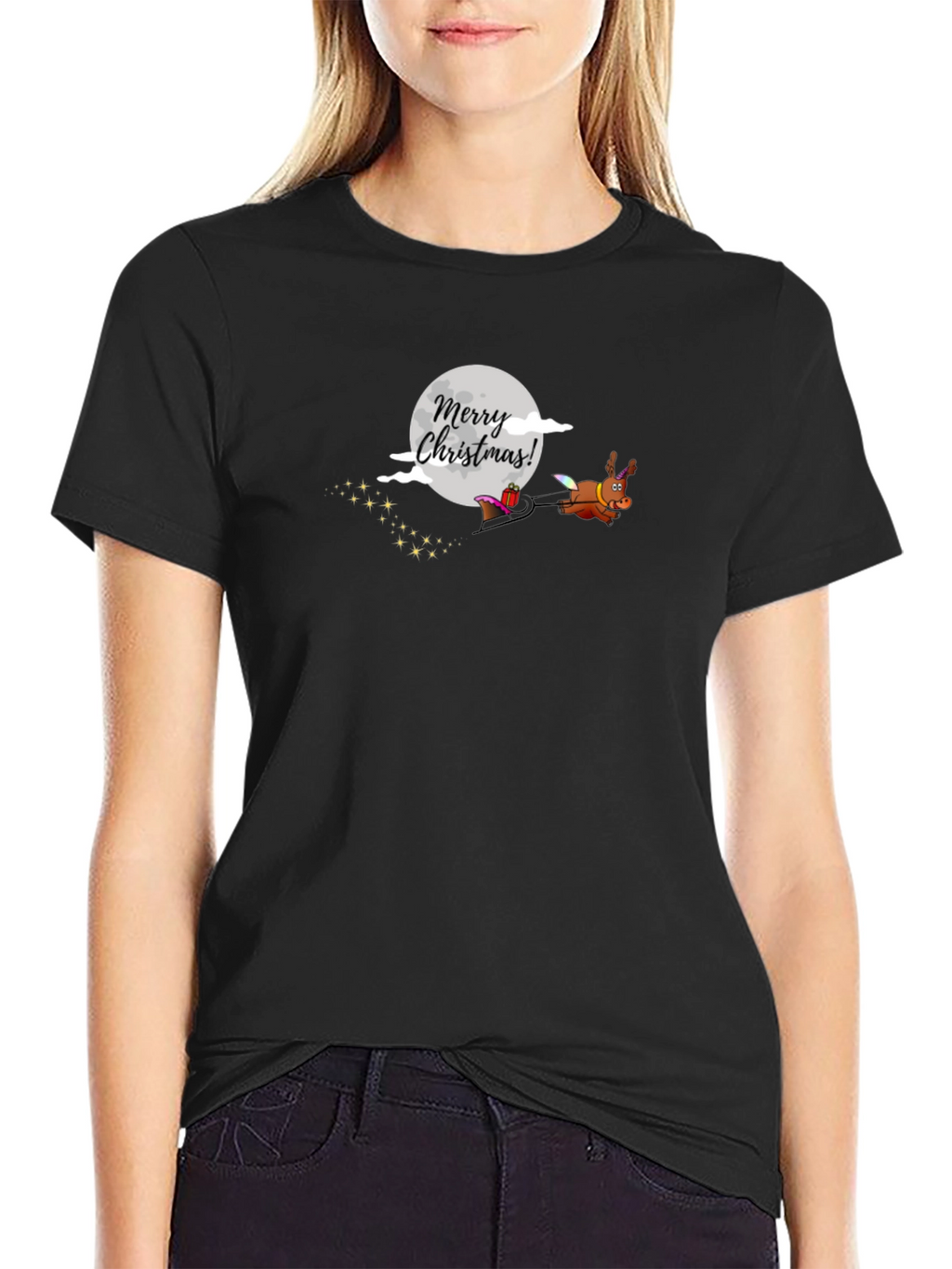 Merry Christmas Reindeer T-Shirt