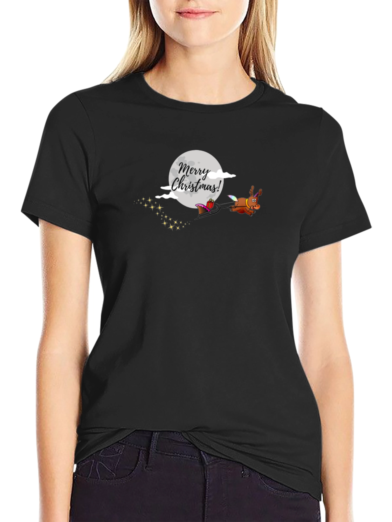 Merry Christmas Reindeer T-Shirt