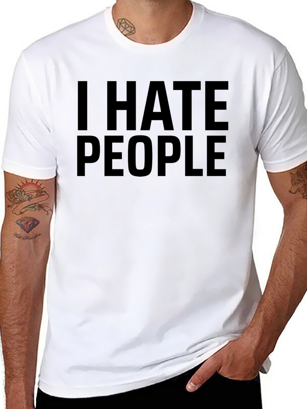 I Hate People T-Shirt - Bold Statement Tee
