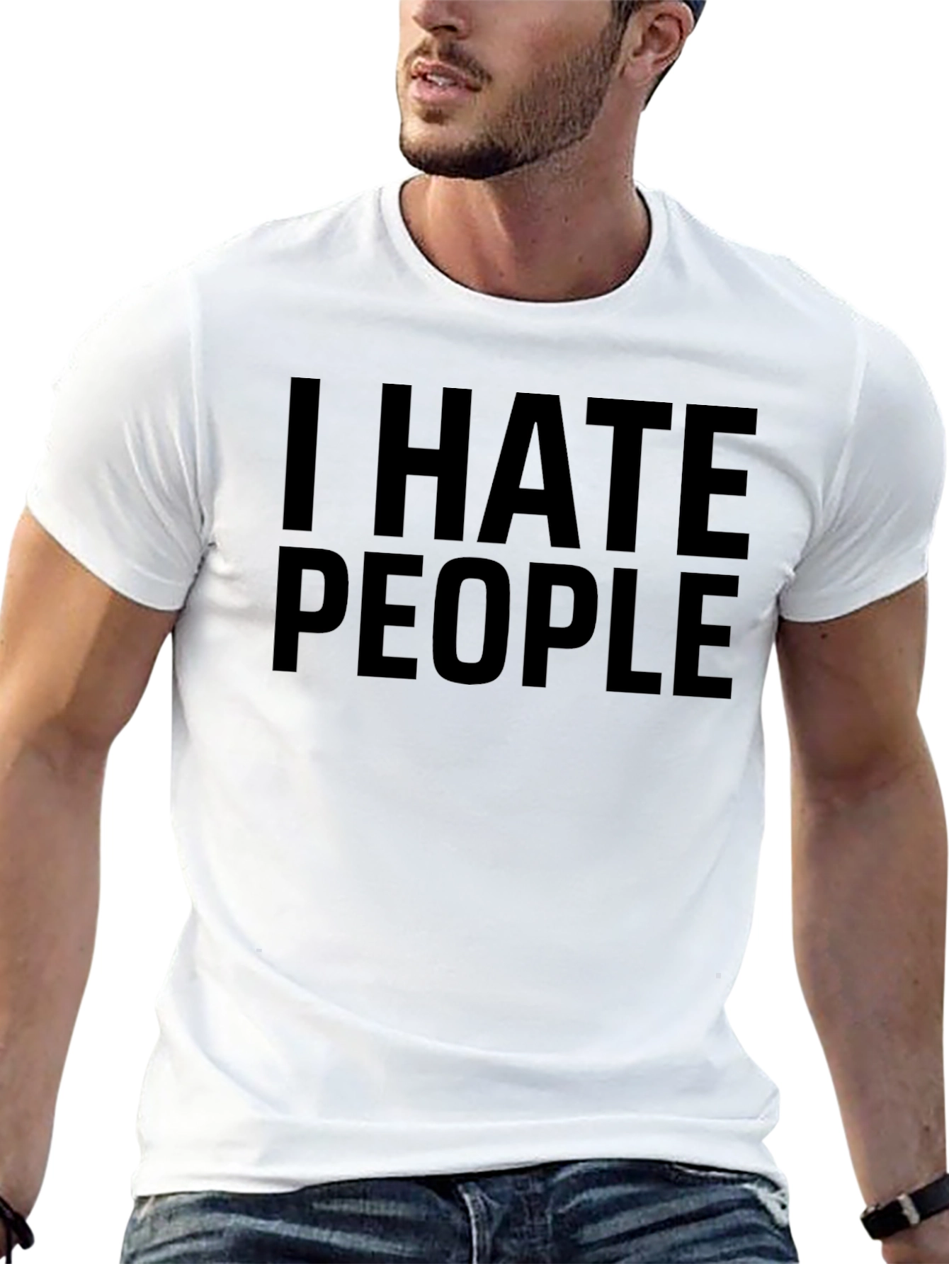 I Hate People T-Shirt - Bold Statement Tee