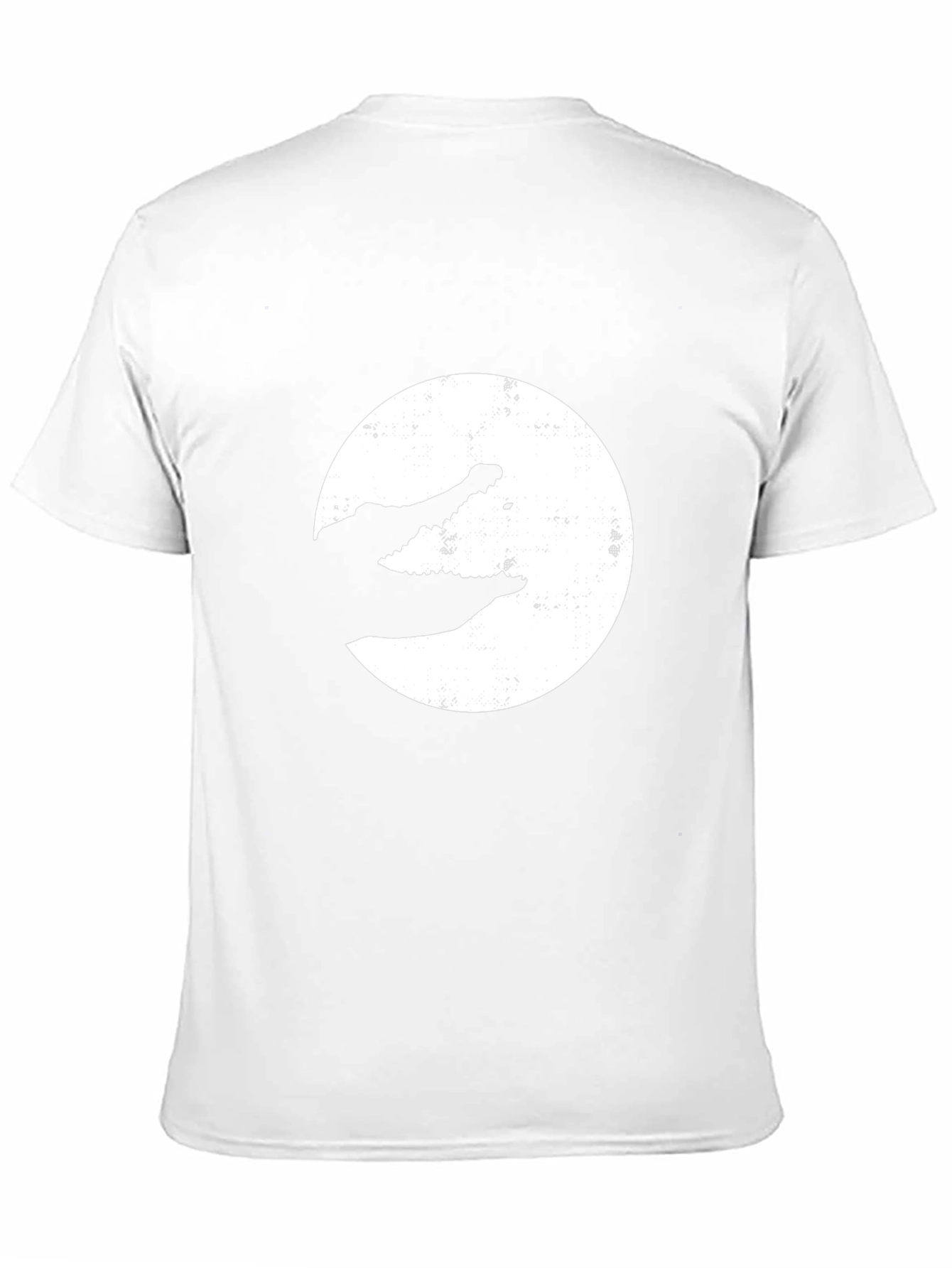 Crocodile Moon Black T-Shirt
