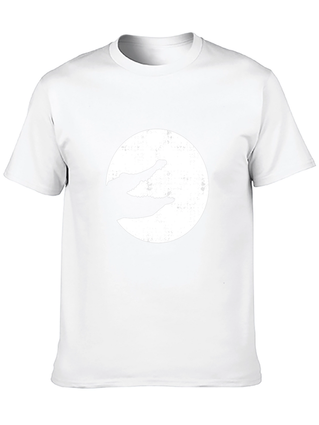 Crocodile Moon Black T-Shirt