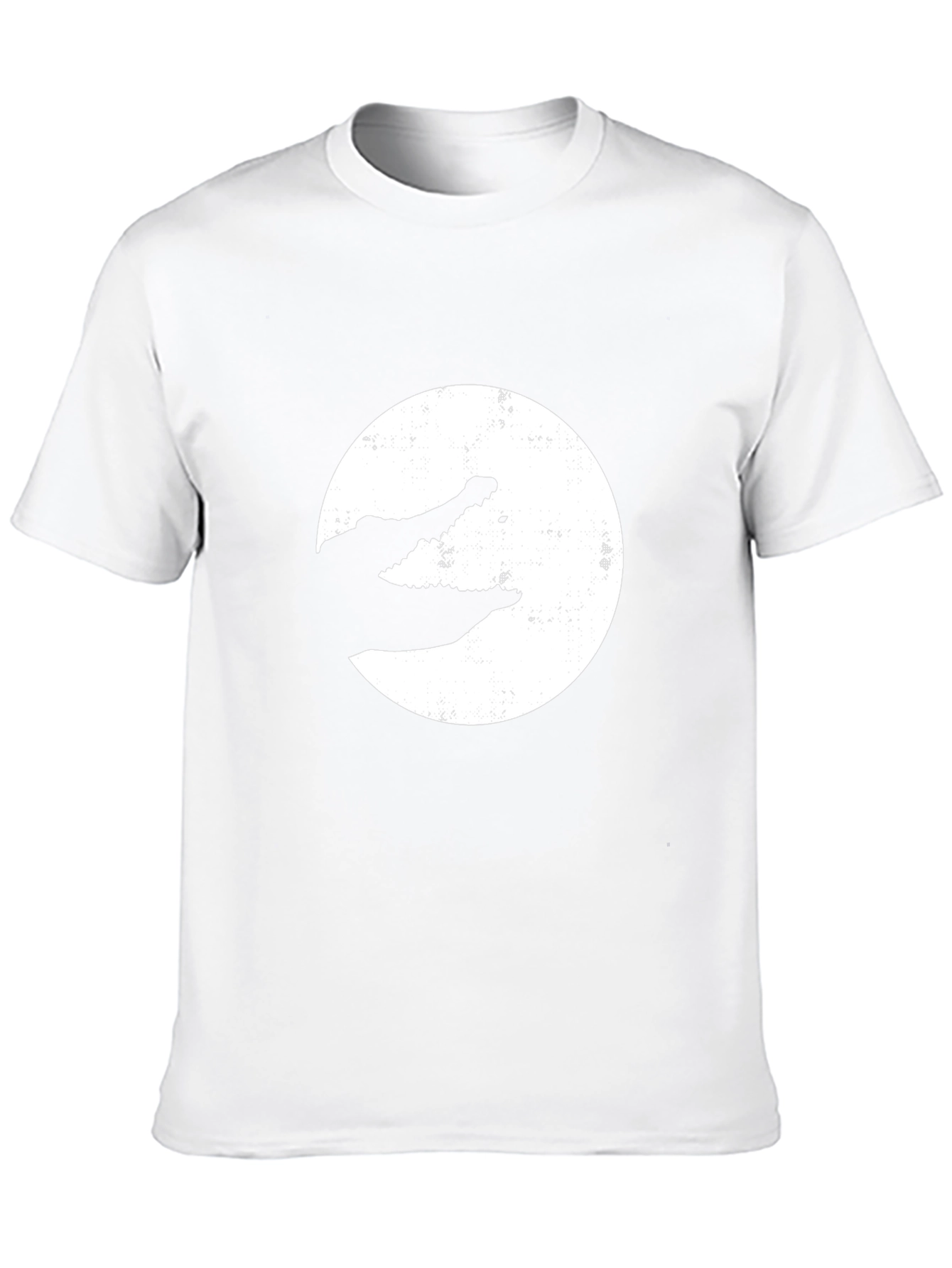 Crocodile Moon Black T-Shirt