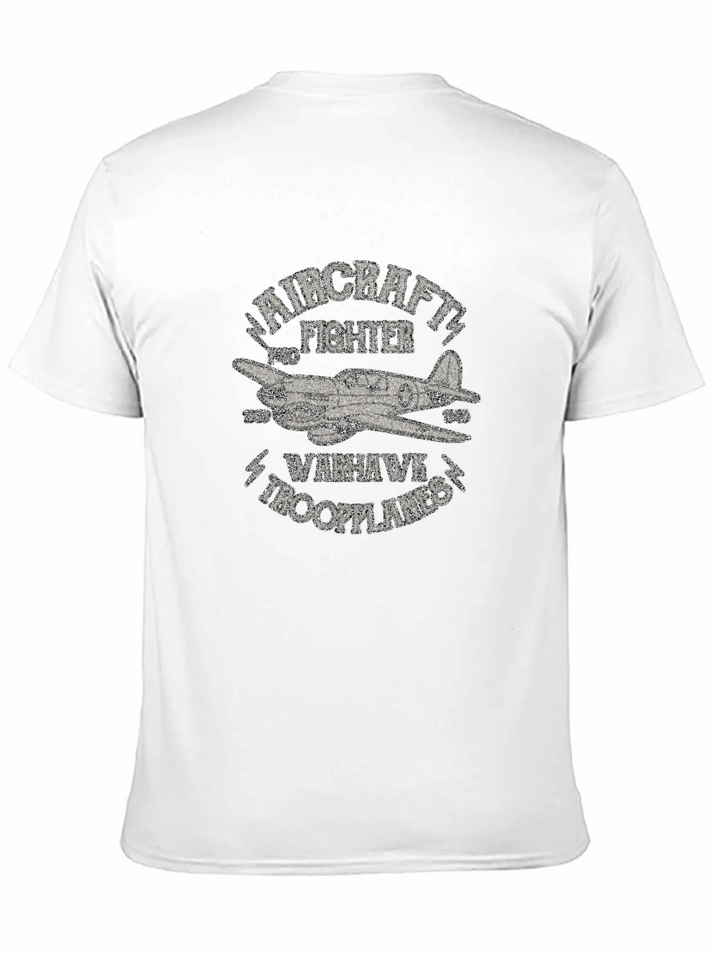 Warhawk Troopplanes Aircraft Fighter Graphic T-Shirt