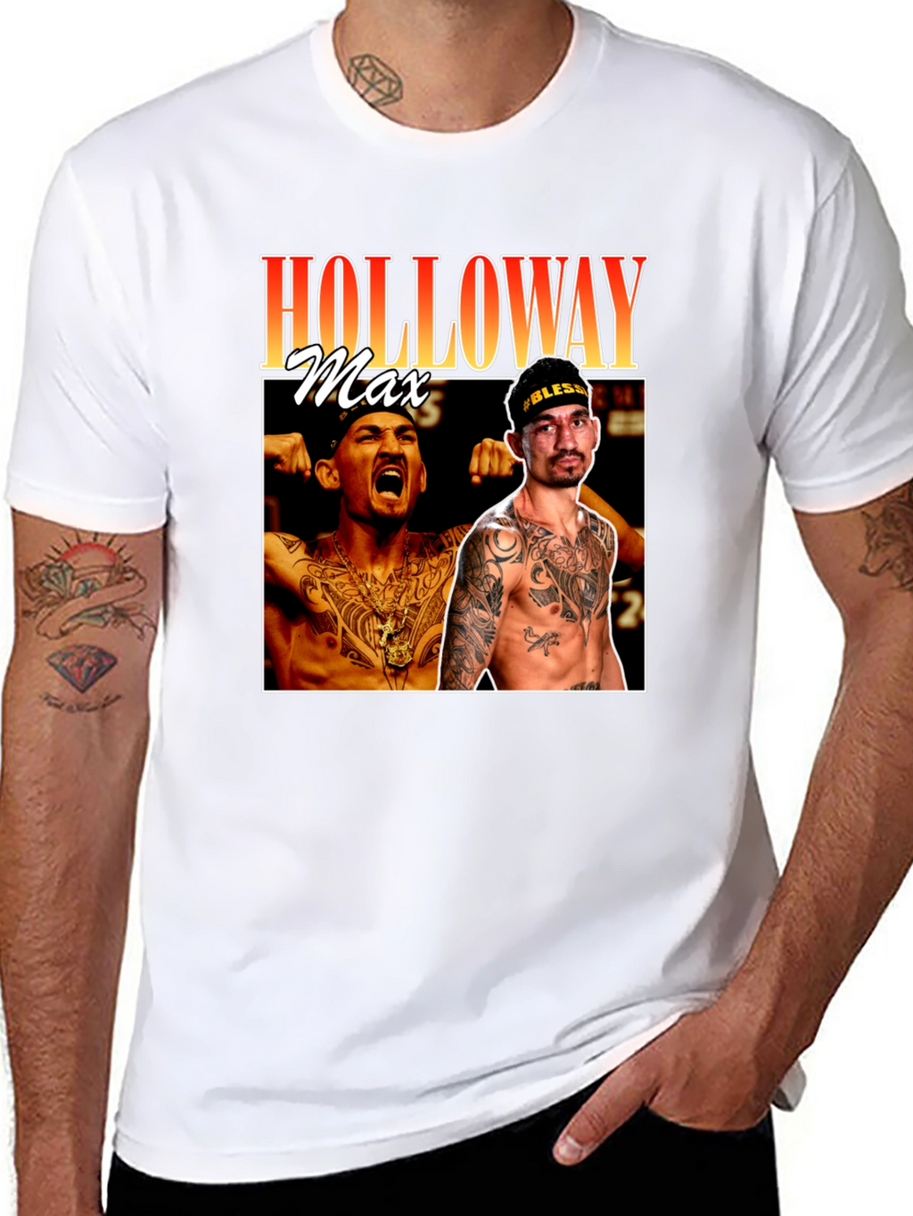 Max Holloway Graphic T-Shirt MMA Fan Apparel