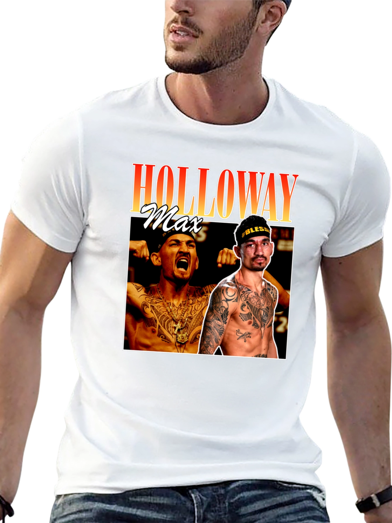 Max Holloway Graphic T-Shirt MMA Fan Apparel