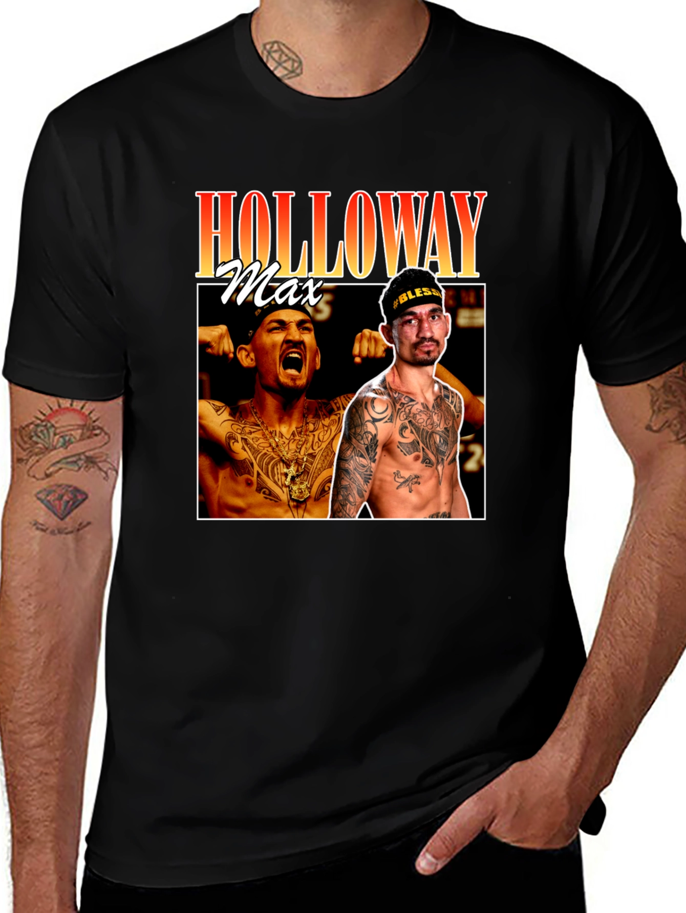 Max Holloway Graphic T-Shirt MMA Fan Apparel