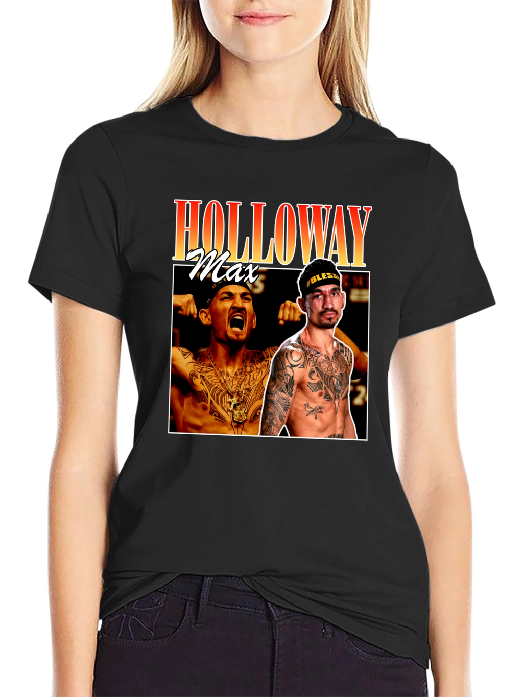 Max Holloway Graphic T-Shirt MMA Fan Apparel