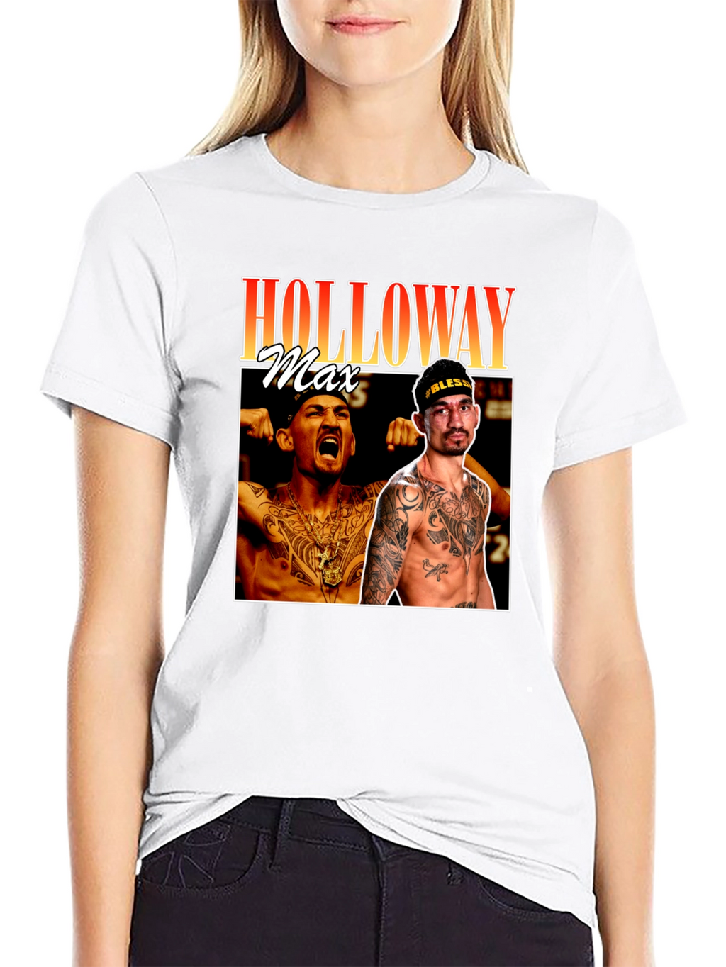 Max Holloway Graphic T-Shirt MMA Fan Apparel