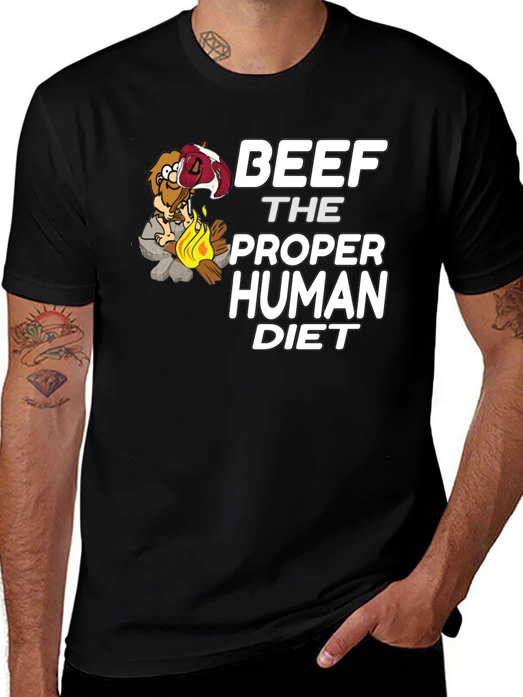 Beef The Proper Human Diet Graphic T-Shirt
