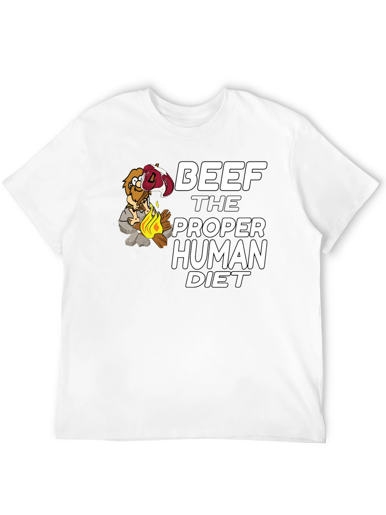 Beef The Proper Human Diet Graphic T-Shirt