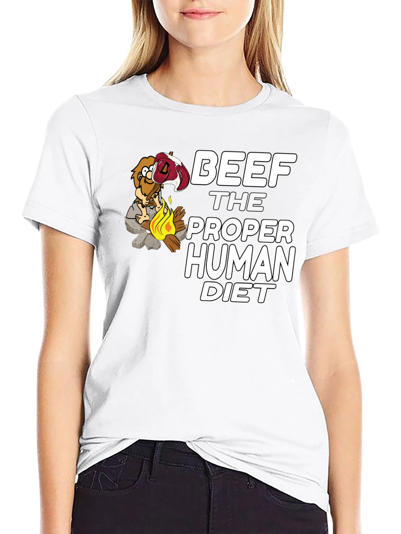 Beef The Proper Human Diet Graphic T-Shirt