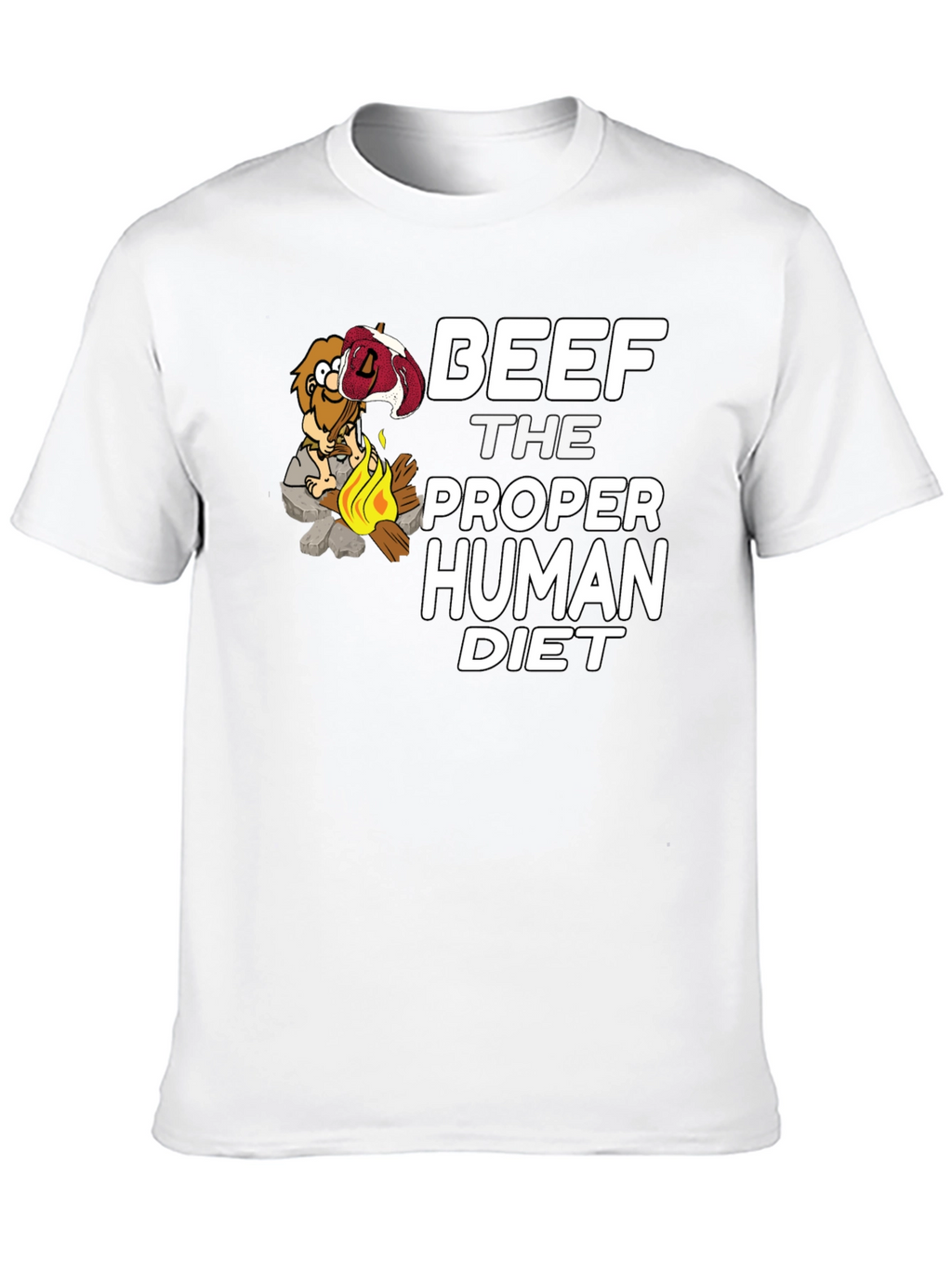 Beef The Proper Human Diet Graphic T-Shirt