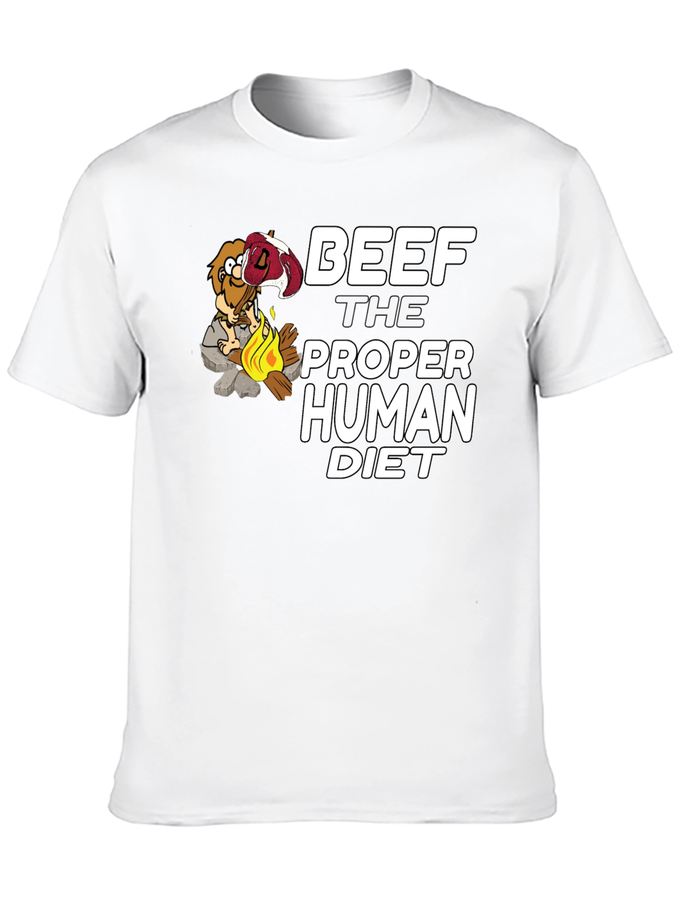 Beef The Proper Human Diet Graphic T-Shirt