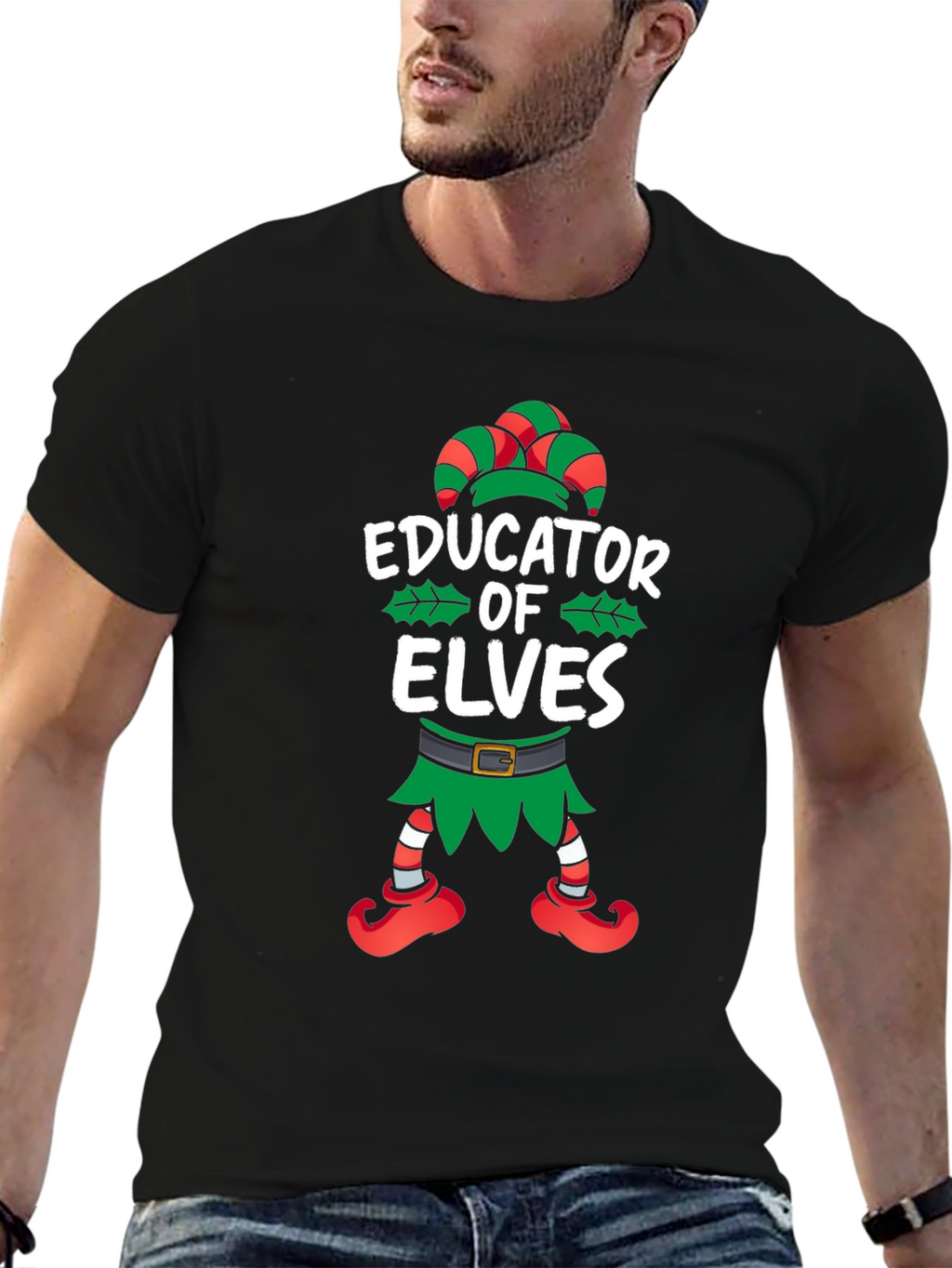 Educator of Elves Christmas T-Shirt