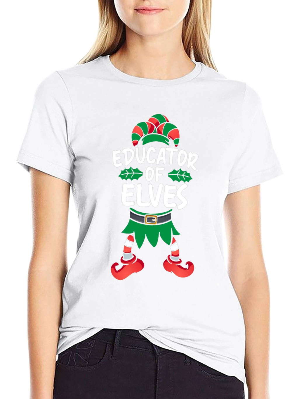 Educator of Elves Christmas T-Shirt