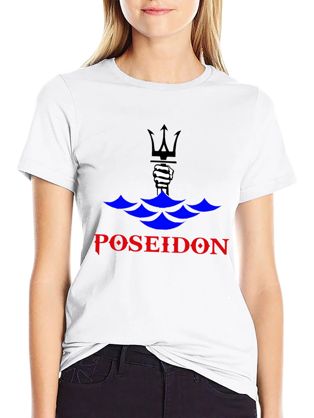 Poseidon Black Graphic Tee - Mens