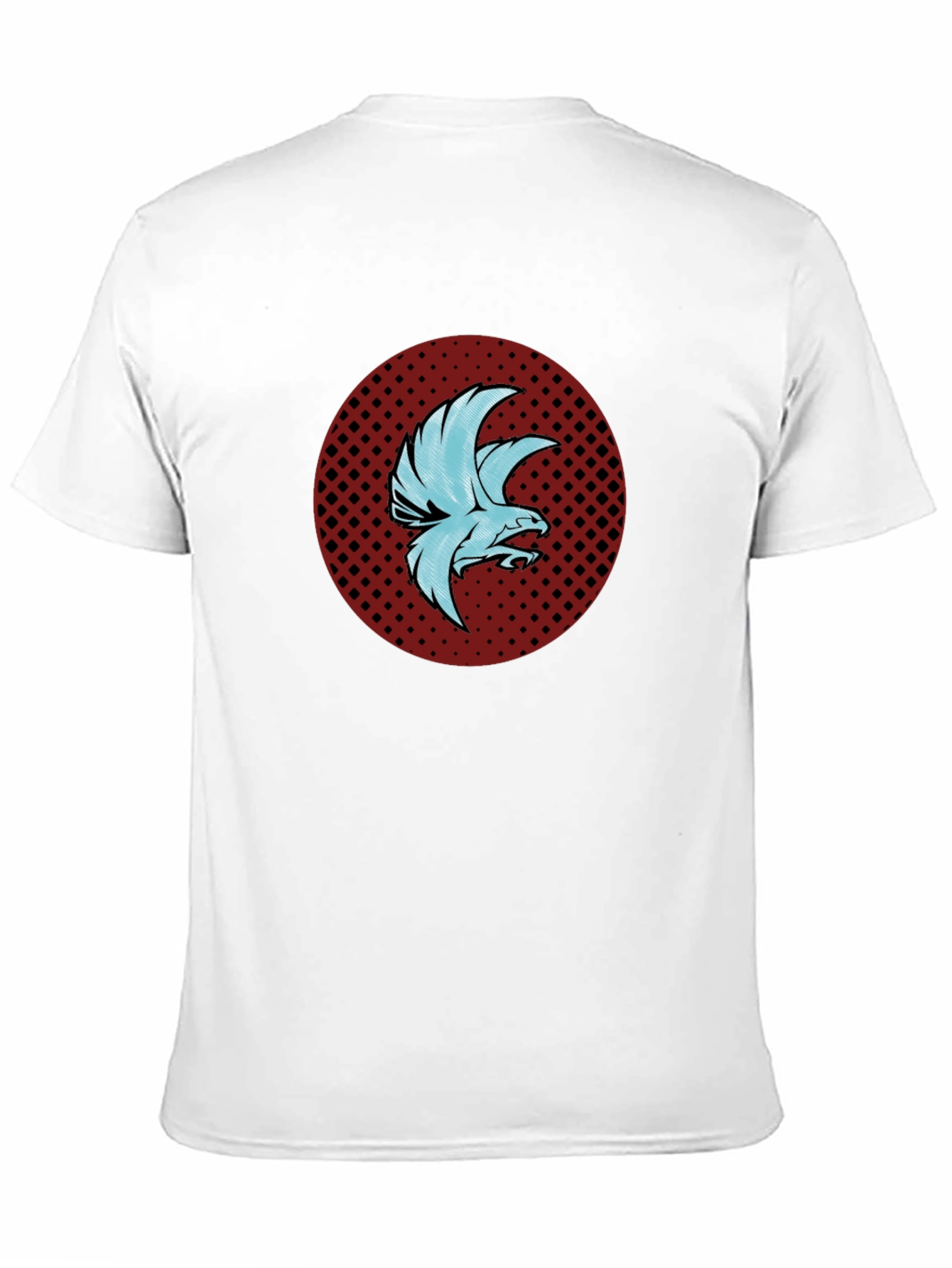 Stylish Eagle Graphic Print Black T-Shirt