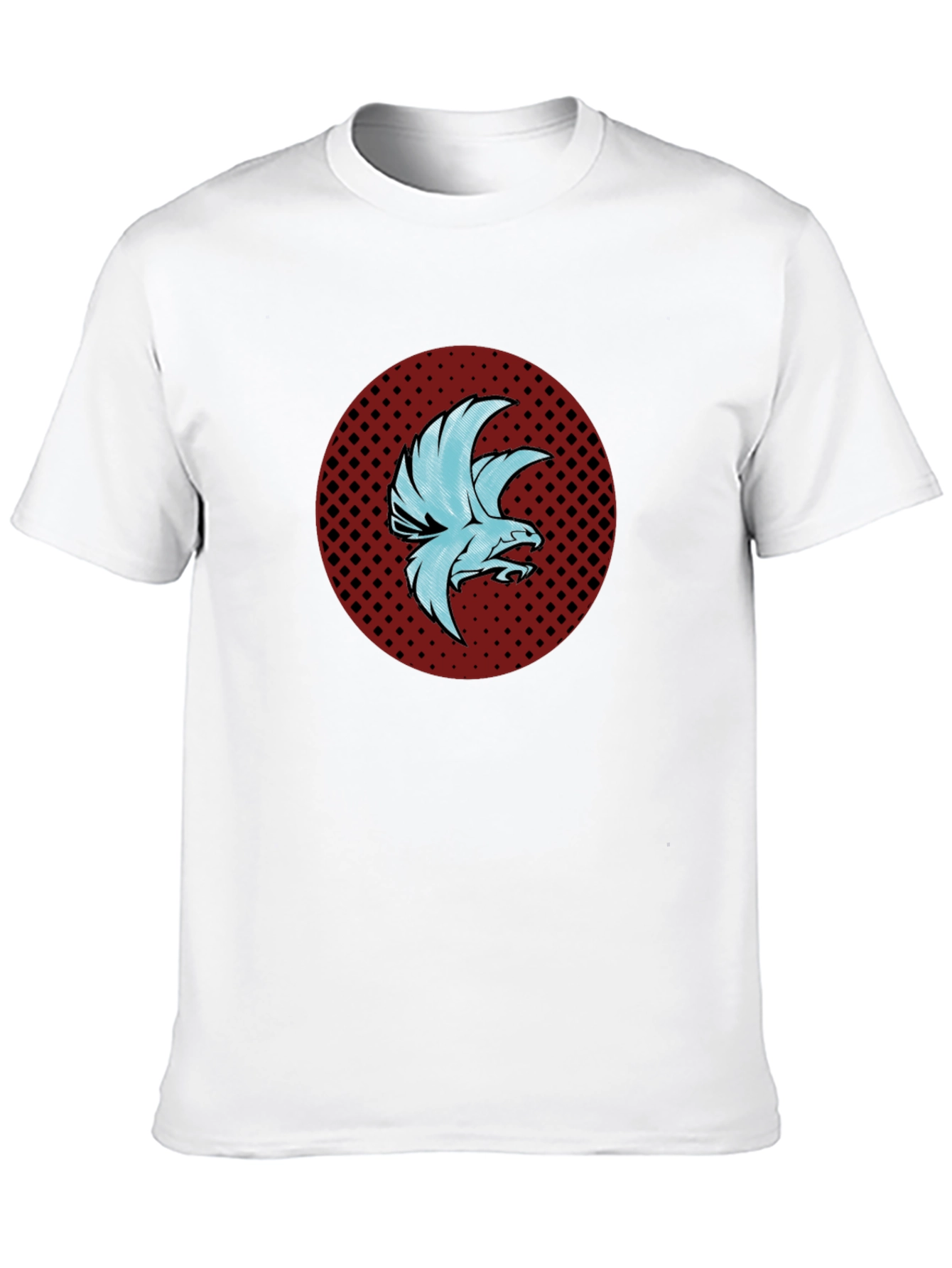 Stylish Eagle Graphic Print Black T-Shirt