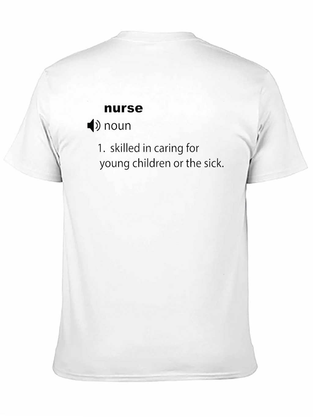Nurse Definition Black Graphic T-Shirt