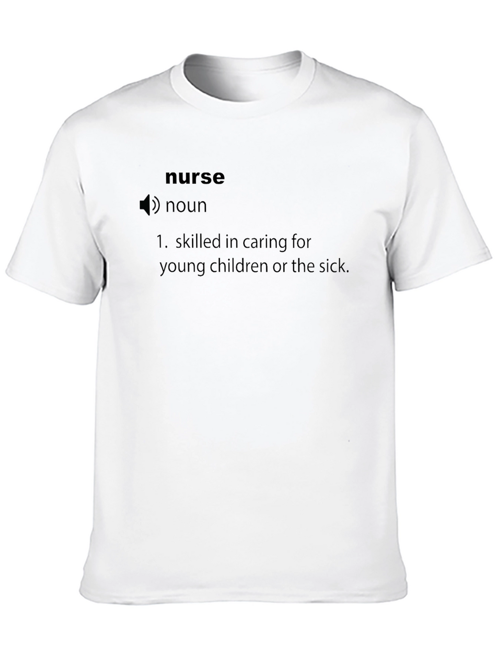 Nurse Definition Black Graphic T-Shirt