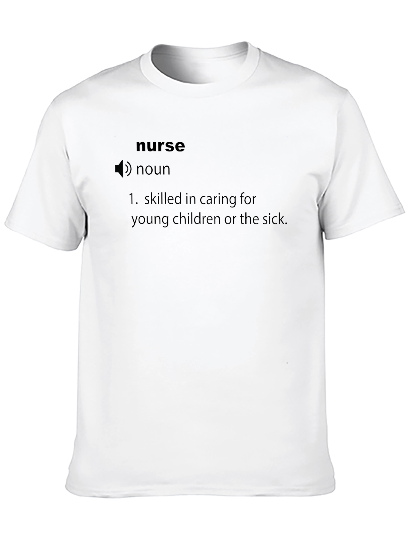 Nurse Definition Black Graphic T-Shirt