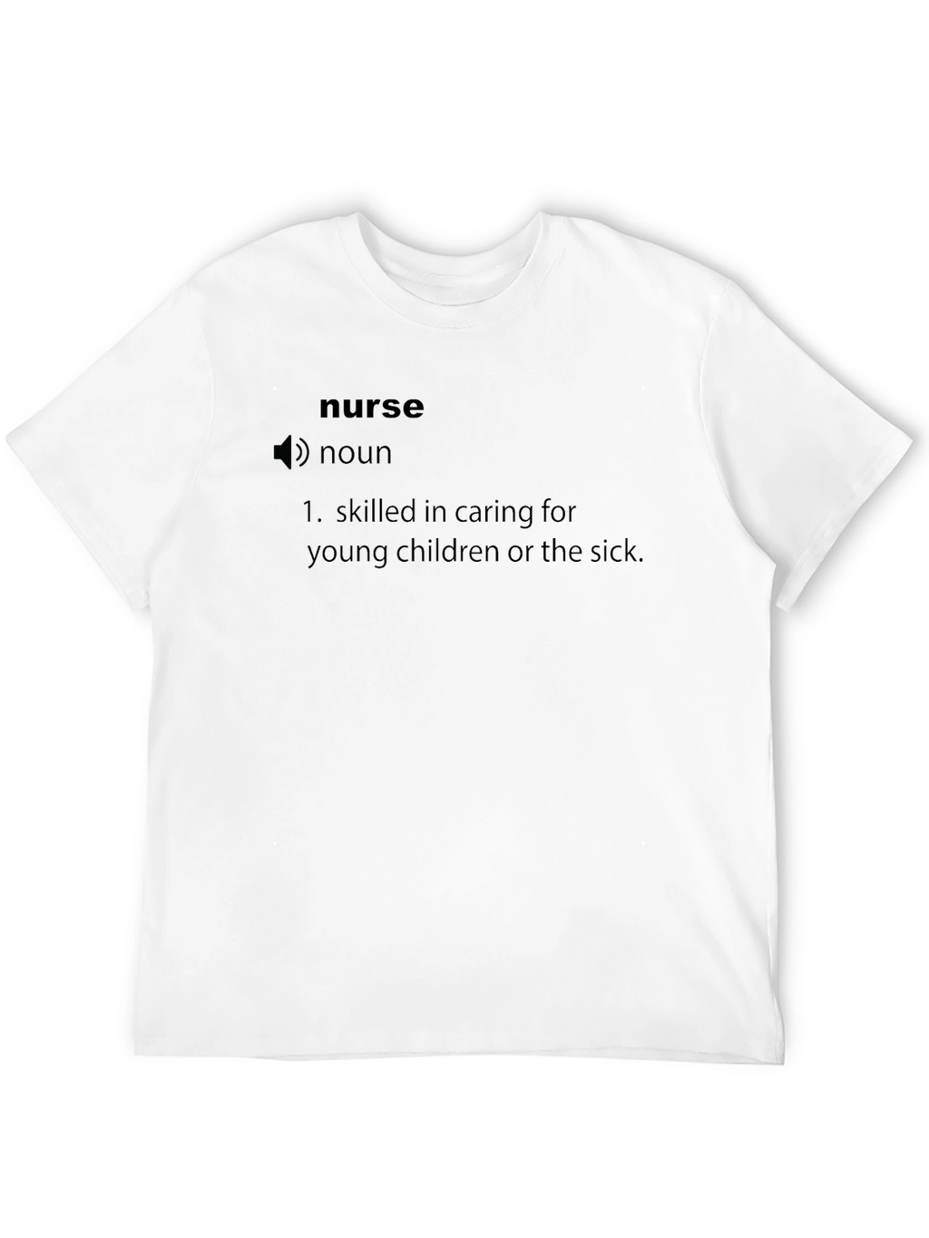 Nurse Definition Black Graphic T-Shirt
