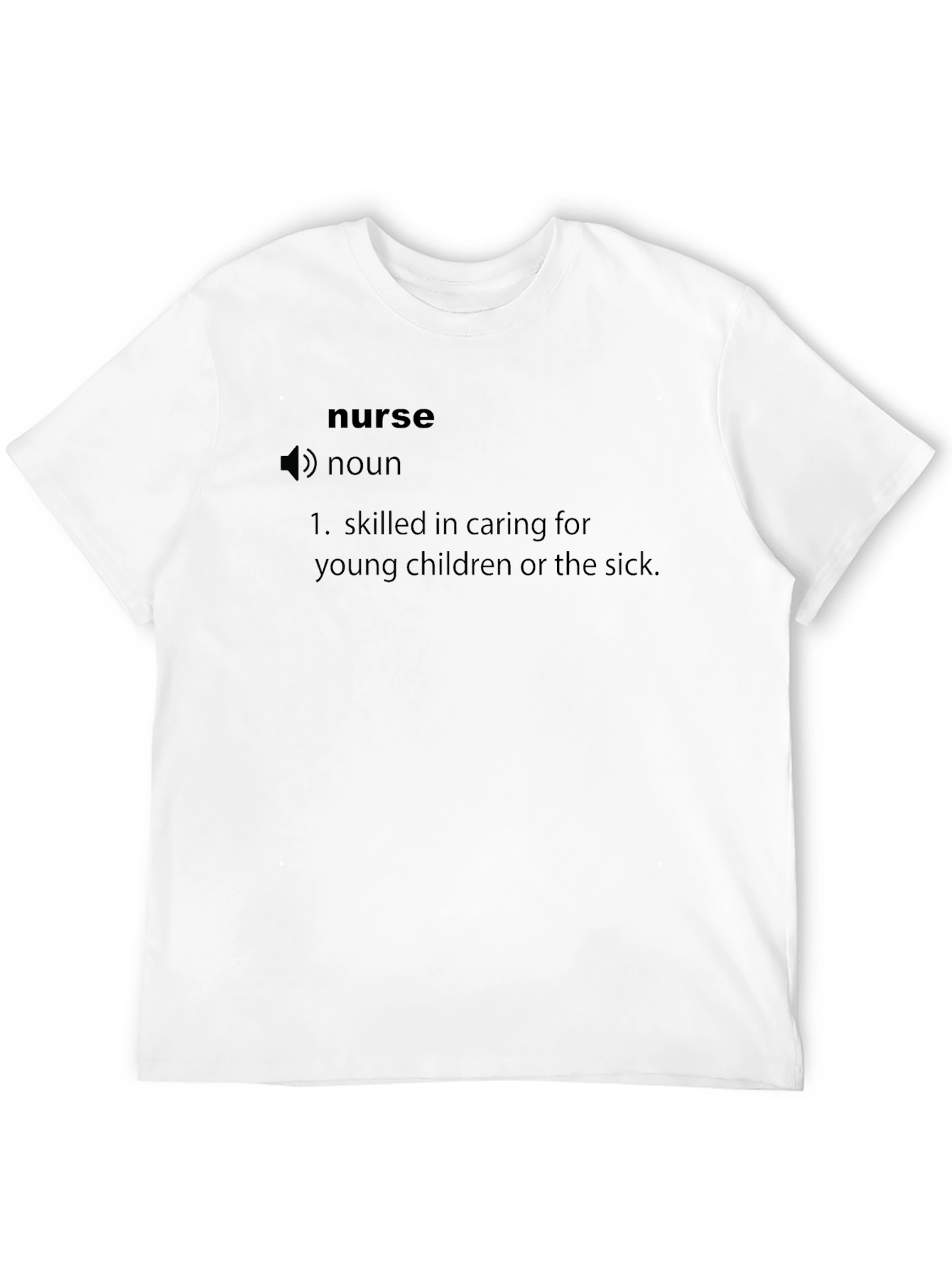 Nurse Definition Black Graphic T-Shirt