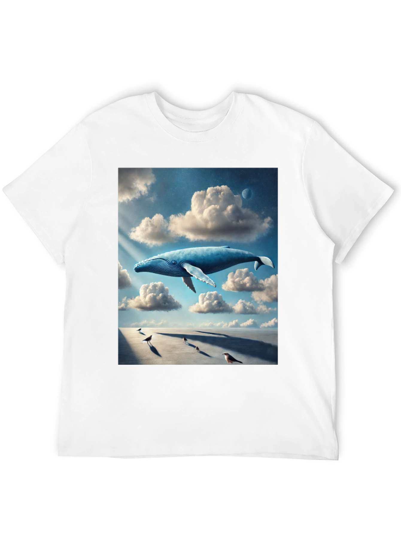 Whimsical Whale Dreamscape Graphic Tee