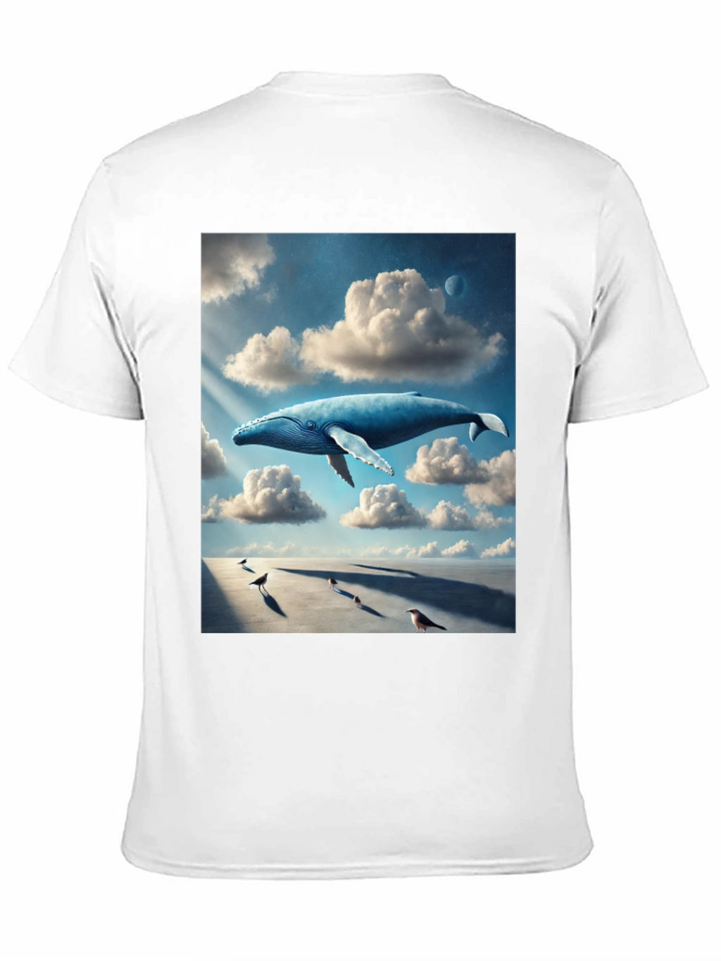 Whimsical Whale Dreamscape Graphic Tee