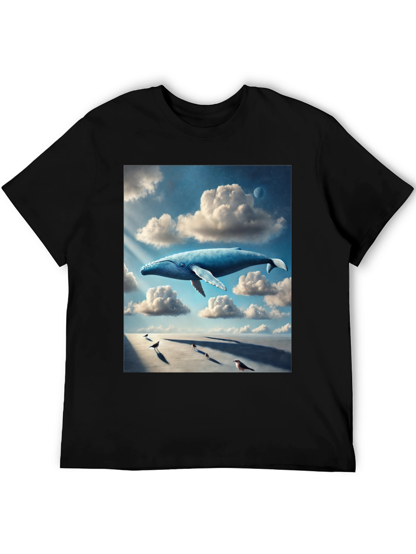 Whimsical Whale Dreamscape Graphic Tee