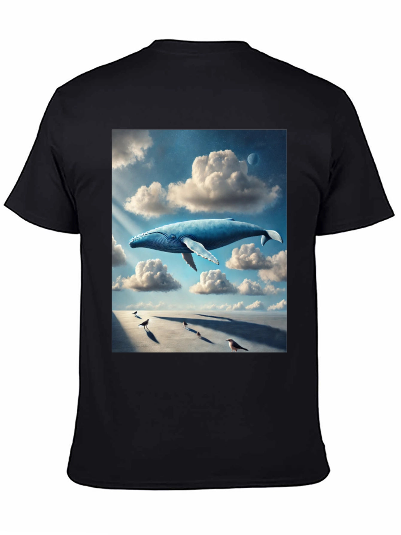 Whimsical Whale Dreamscape Graphic Tee