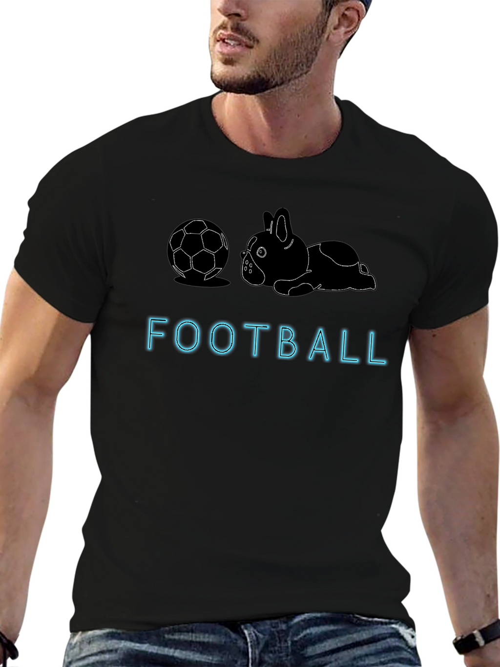 Dog with Soccer Ball T-Shirt