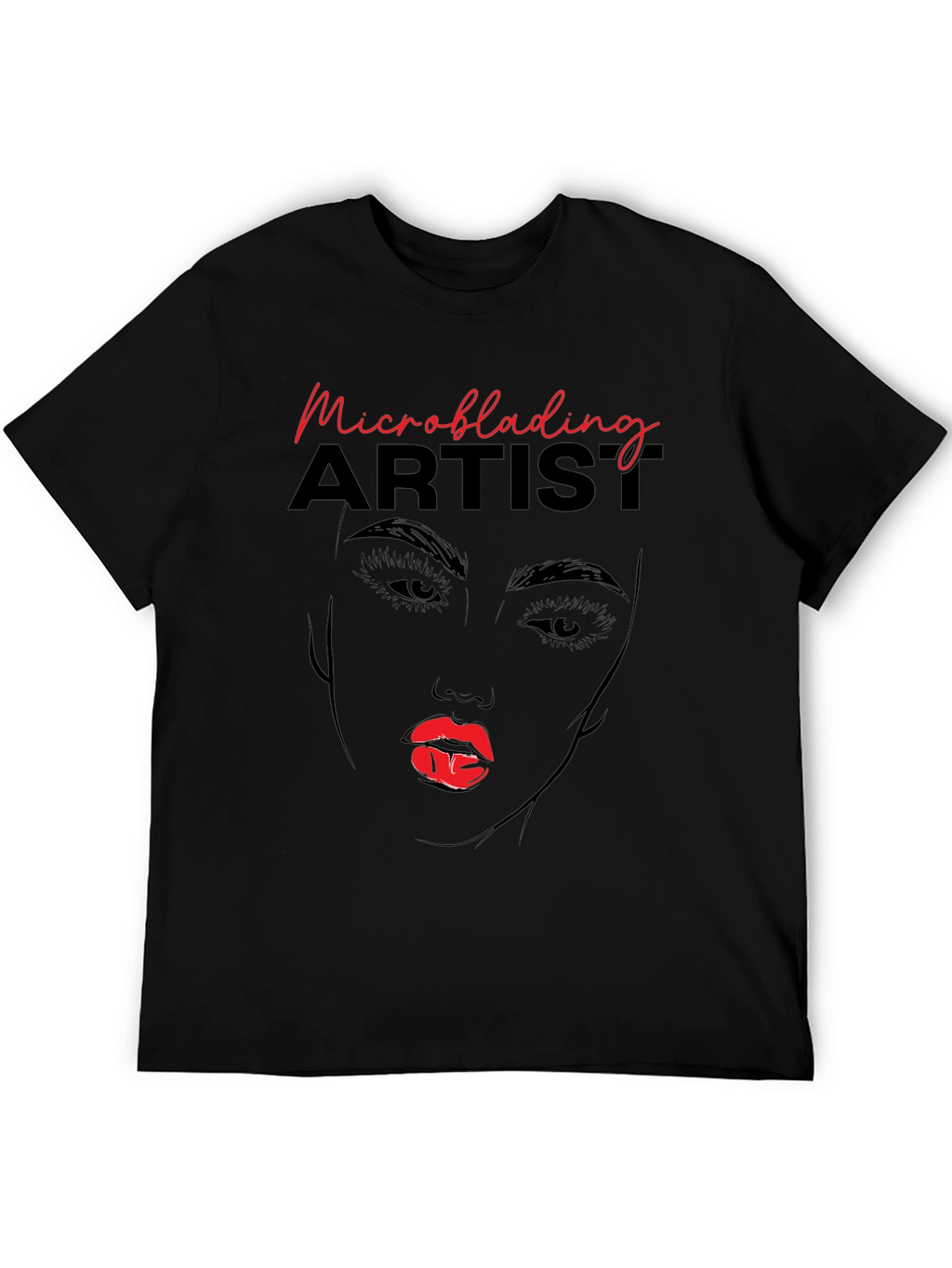 Microblading Artist Graphic T-Shirt - Unisex Black Tee