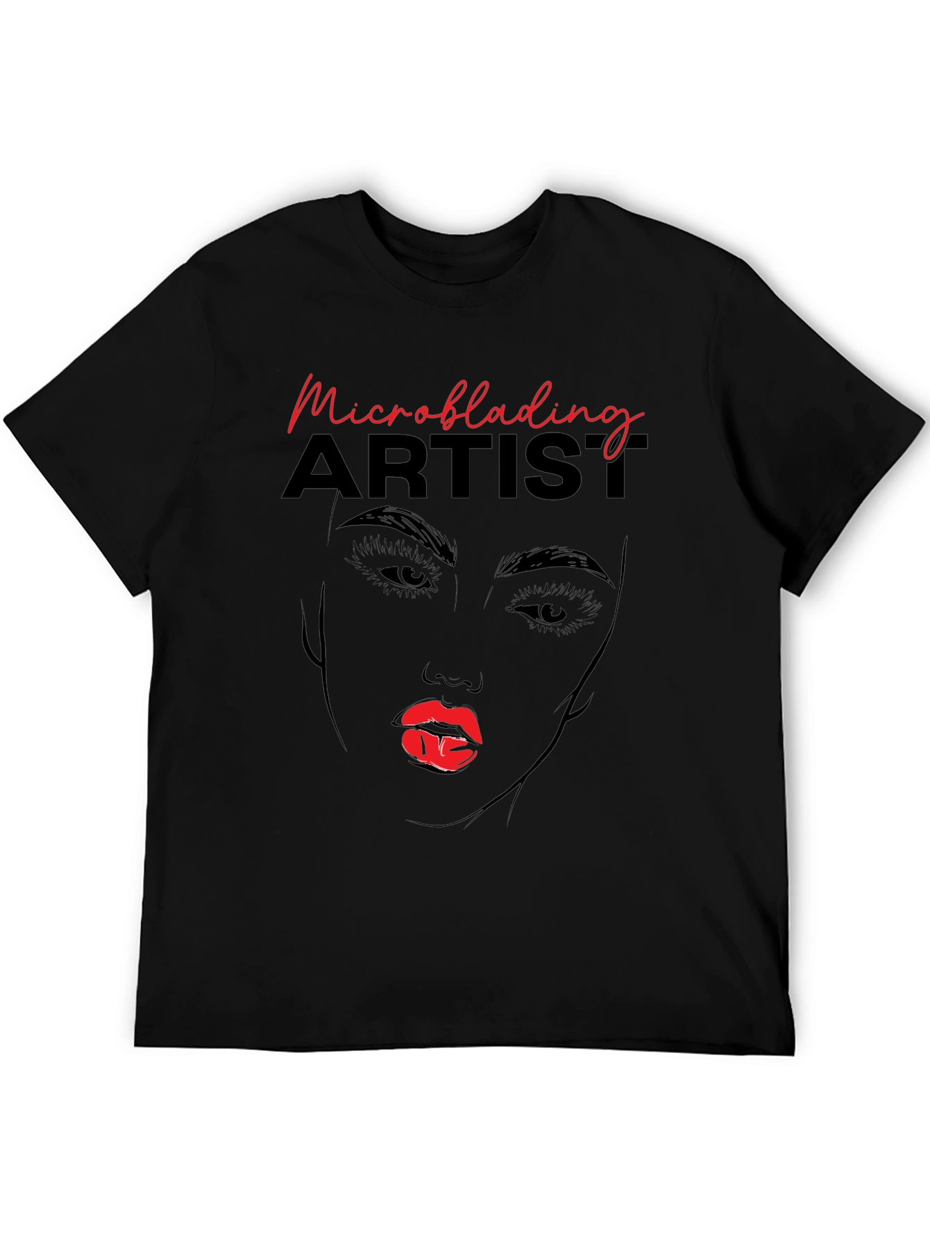 Microblading Artist Graphic T-Shirt - Unisex Black Tee